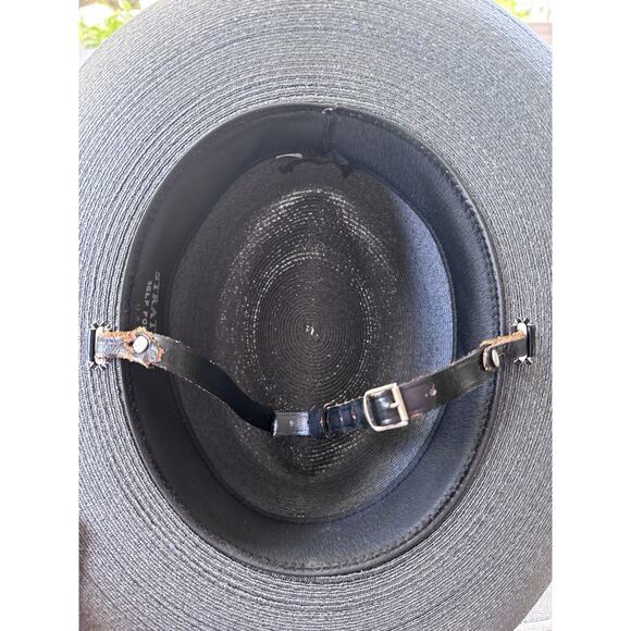 Vintage Stratton Police Trooper Campaign Hat Self Forming Size 7 1/8 *Read* - Picture 4 of 9